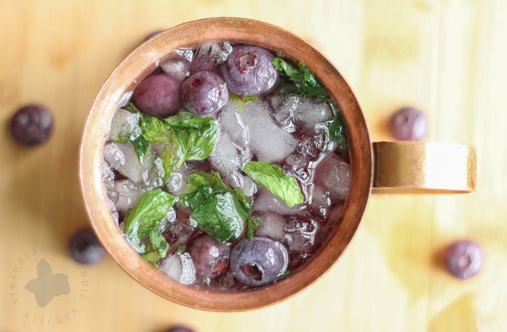 Blueberry Moscow Mule| Strawberry Blondie Kitchen