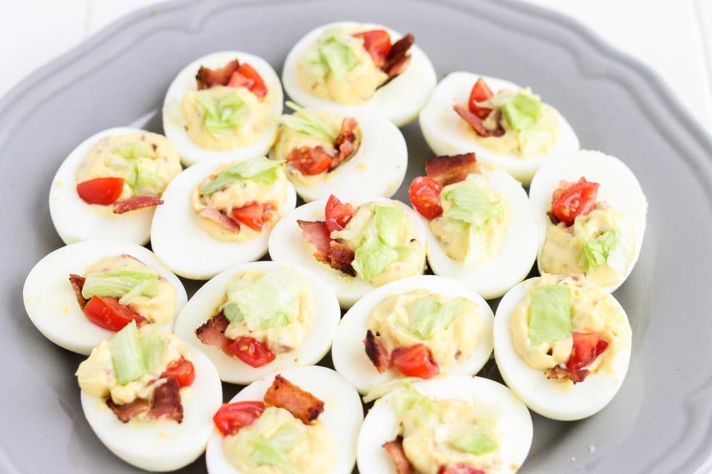 Ranch BLT Deviled Eggs | Strawberry Blondie Kitchen