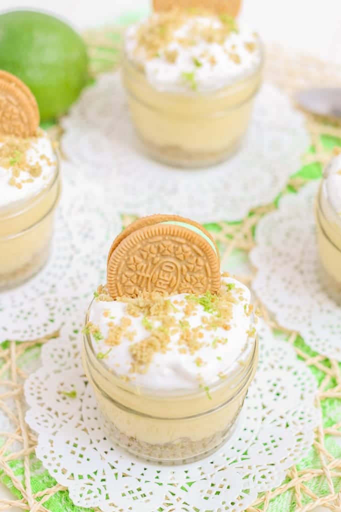 No Bake Mini Key Lime Pie Cheesecakes | Strawberry Blondie Kitchen