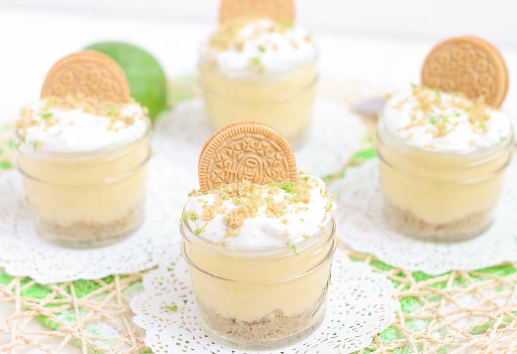 No Bake Mini Key Lime Pie Cheesecakes | Strawberry Blondie Kitchen