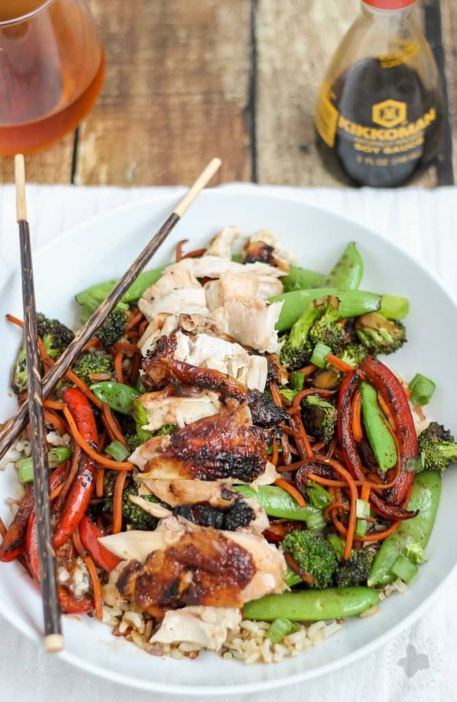 Cornish Game Hen Teriyaki Stir Fry Bowls