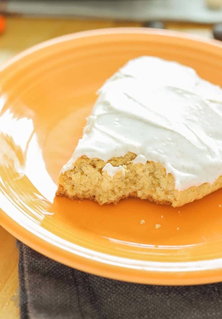 Wake up and enjoy the delicious flavors of fall with these scrumptious Pumpkin Spice Latte Scones. Made with pumpkin spice cake minx, pumpkin spice M&M's and topped with cinnamon cream cheese frosting, these are sure to start your morning off sweetly.