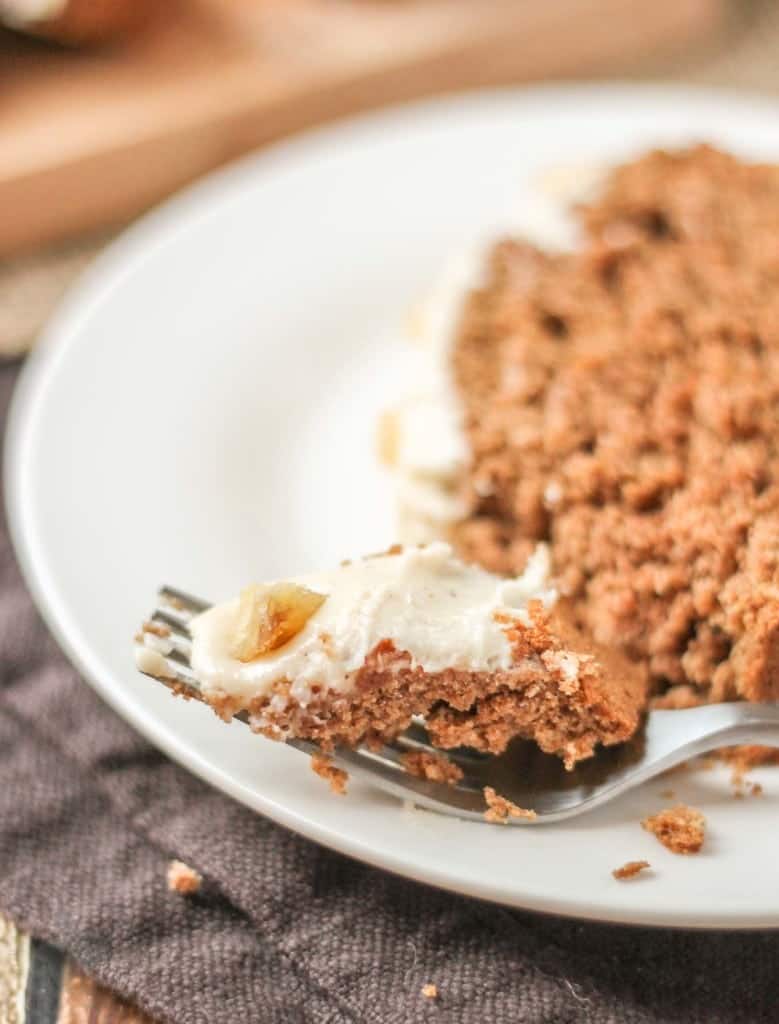 It's the holiday season and nothing could be more festive than a classic Gingerbread Loaf made with SPLENDA®. Aromatic spices, nutmeg cream cheese frosting and candied ginger pair perfectly with a nice hot cup of coffee to jump start your holiday shopping, caroling or gift wrapping on a joyous note. | Strawberry Blondie Kitchen