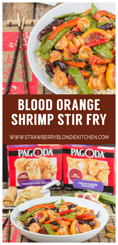 Celebrate Chinese New Year this year with Blood Orange Shrimp Stir Fry. It's a perfect balance of spicy and sweet and a great 