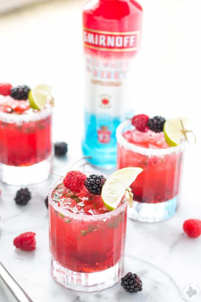 Triple Berry Mojitini