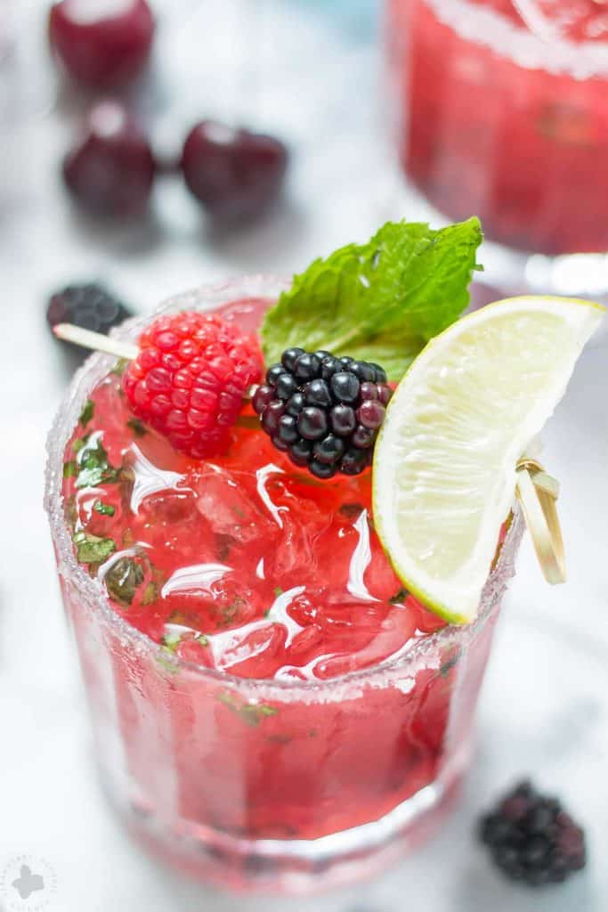 Triple Berry Mojitini