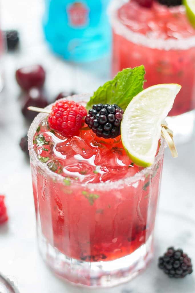 Triple Berry Mojitini