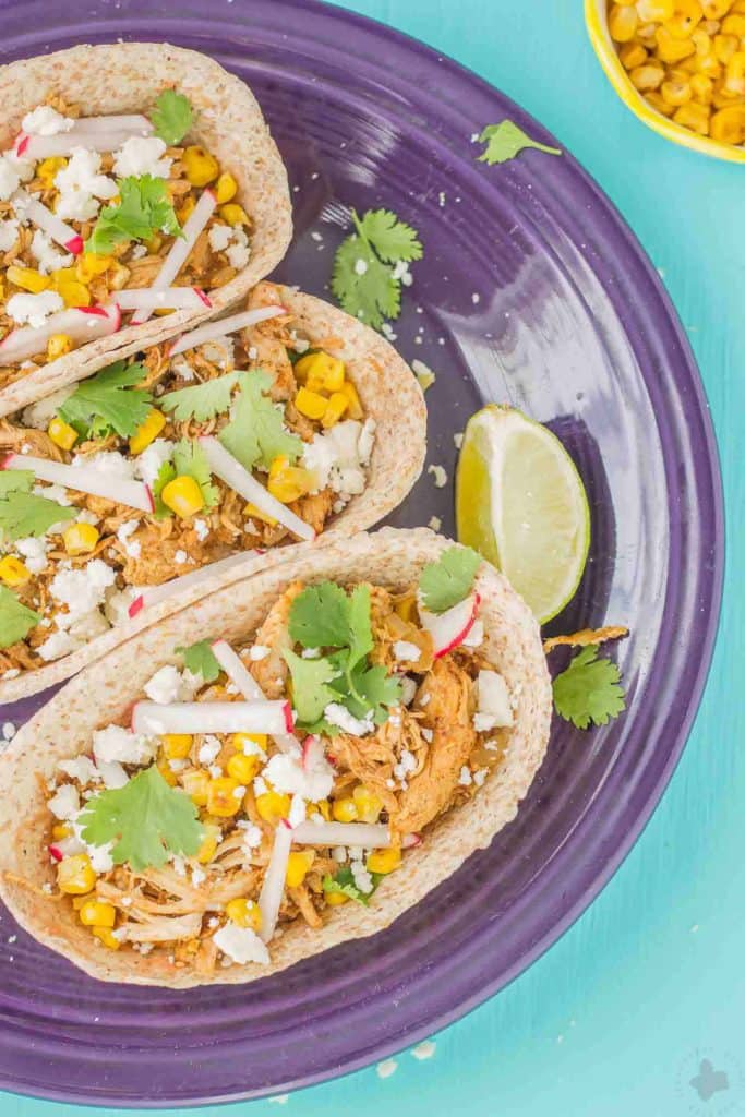 There's no better way to use up leftover Thanksgiving Turkey than Turkey Carnitas. They're perfect for Taco Tuesday, game day and a BIG crowd pleaser! | Strawberry Blondie Kitchen