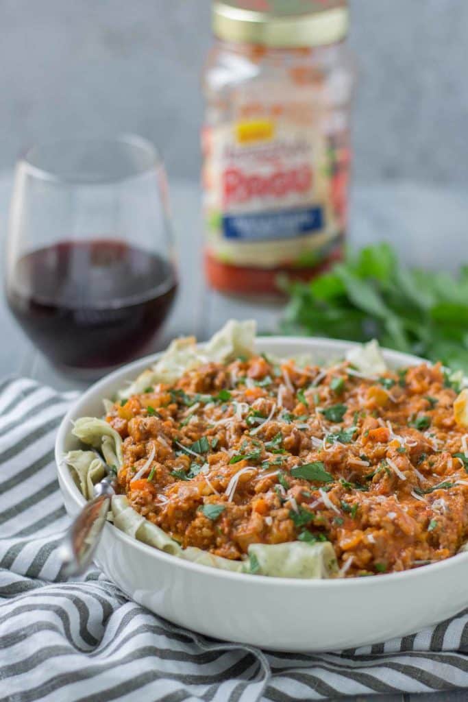 Thick, hearty and comforting, this Beef Ragu with Pappardelle will be a permanent fix on your weekly meal rotation! | Strawberry Blondie Kitchen