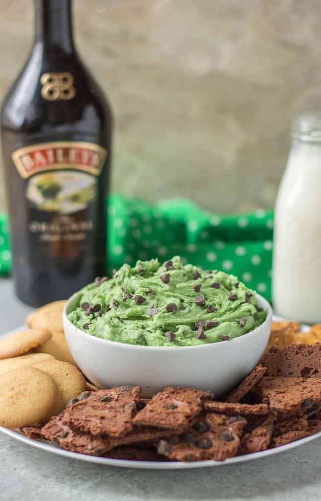 Baileys Mint Chocolate Chip Dip