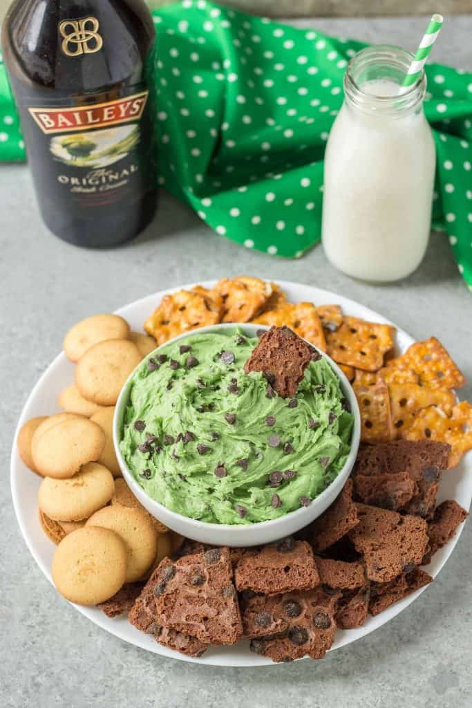 Baileys Mint Chocolate Chip Dip