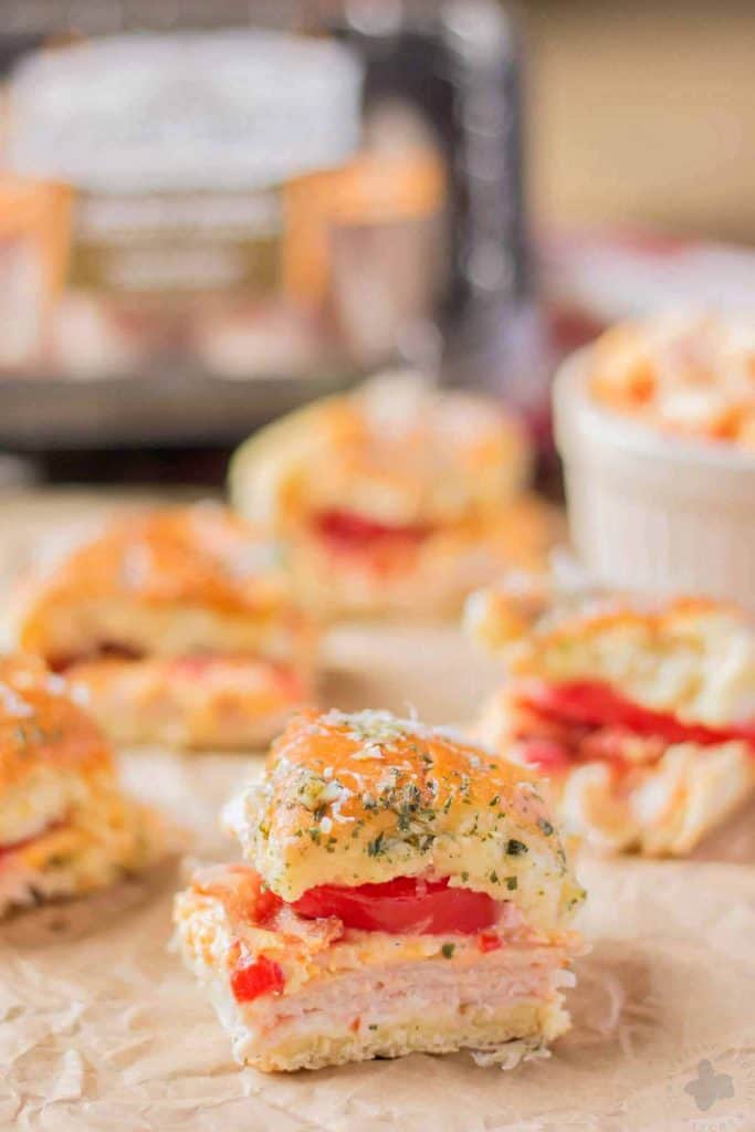 Kentucky Hot Brown Turkey Sliders