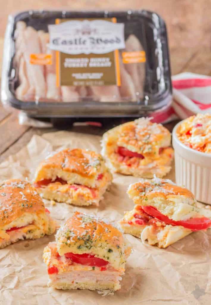 Kentucky Hot Brown Turkey Sliders