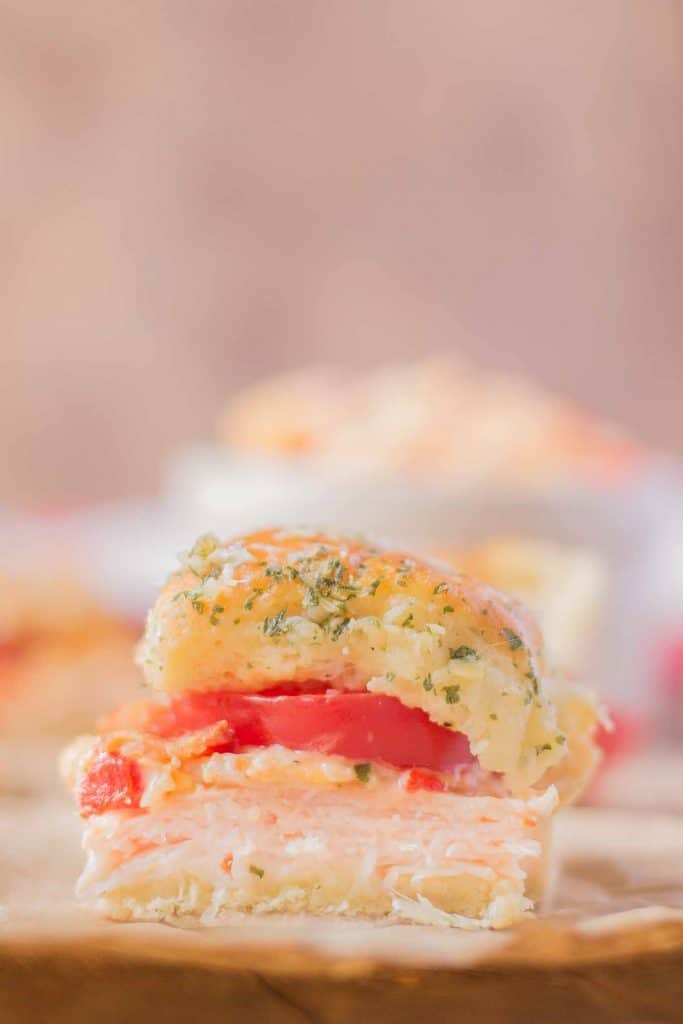 Kentucky Hot Brown Turkey Sliders