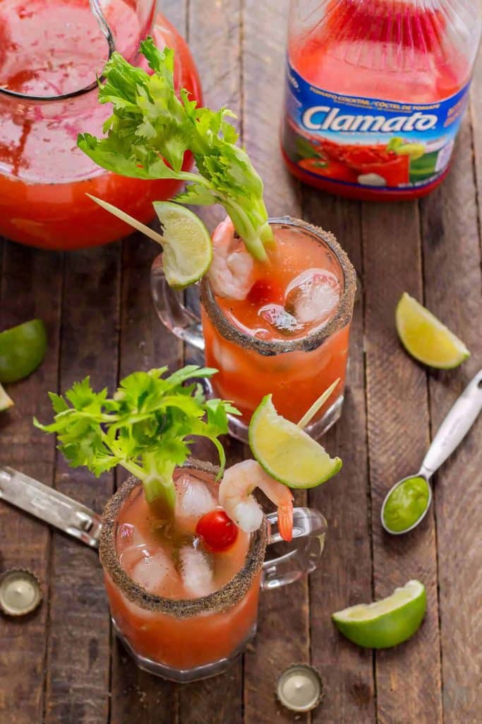 Spice up your summer celebrations this season with Spicy Micheladas. Wasabi packs a punch to give you an unexpected spicy twist that’s delicious and refreshing. | Strawberry Blondie Kitchen