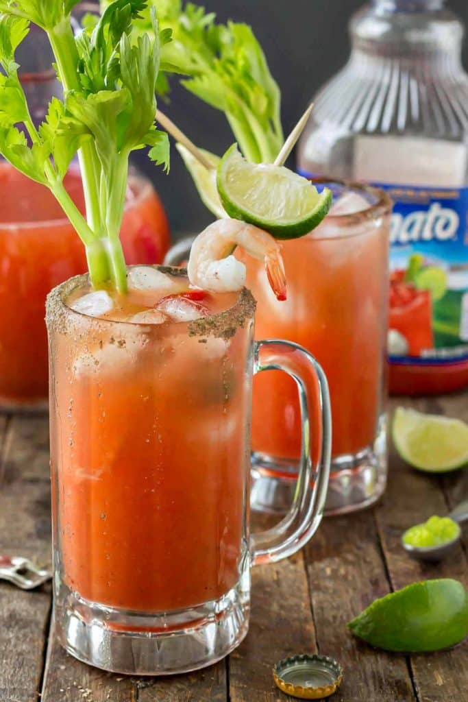 Spice up your summer celebrations this season with Spicy Micheladas. Wasabi packs a punch to give you an unexpected spicy twist that’s delicious and refreshing. | Strawberry Blondie Kitchen