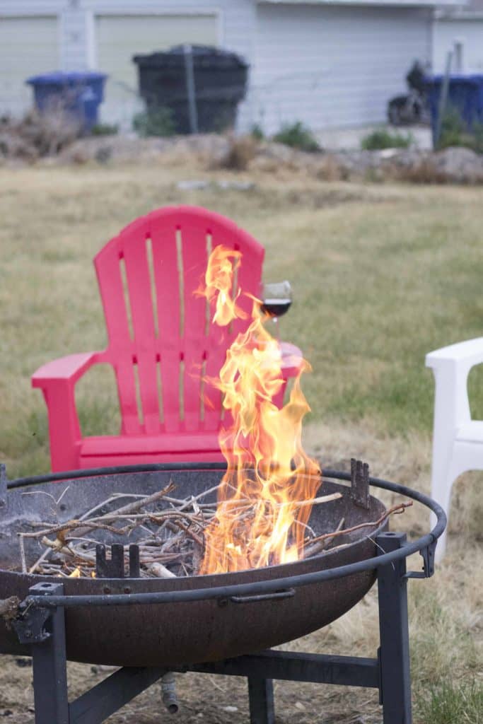 Get out there and enjoy some wine with a side of adventure.  Whether it's hiking in the mountains, around the fire or on the patio with friends, enjoy yourself! | Strawberry Blondie Kitchen