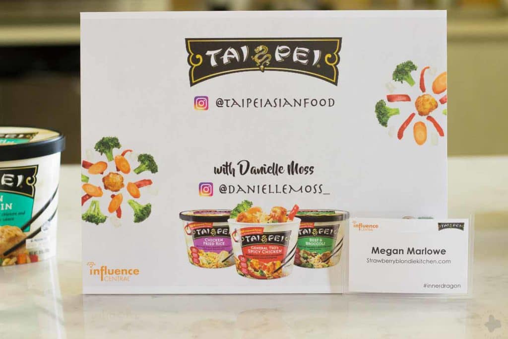 Need a delicious, quick and easy meal in minutes?  Try the all-new Tai Pei Foods single serve line of Asian inspired frozen entrees.  You'll save time and simplify meal time!  | Strawberry Blondie Kitchen