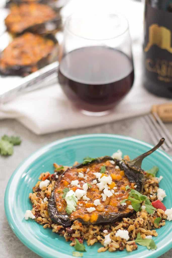 These easy and delicious Chorizo and Corn Stuffed Poblano Peppers are filled with spicy chorizo, corn and cheese for one flavorful dish that is pure Mexican comfort food! | Strawberry Blondie Kitchen