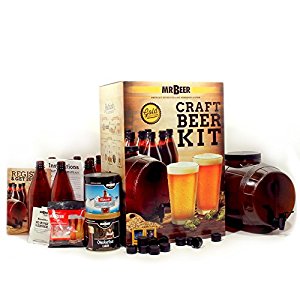 holiday gift guide Mr. Beer Premium Gold Edition 2 Gallon Homebrewing Craft Beer Making Kit 