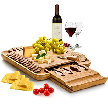 holiday gift guide charcuterie board with Cutlery Set