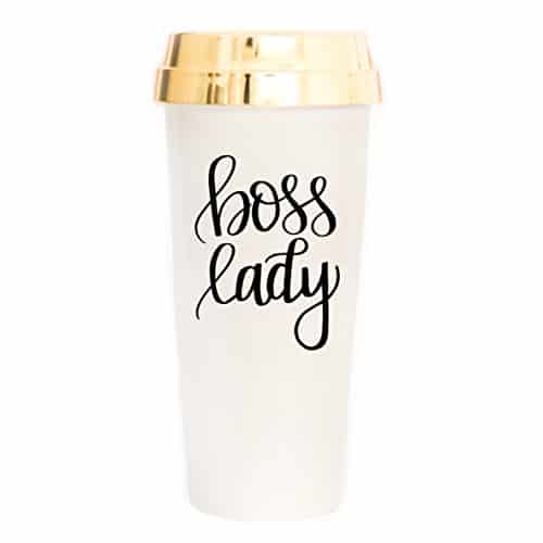 holiday gift guide gold Boss lady tumbler