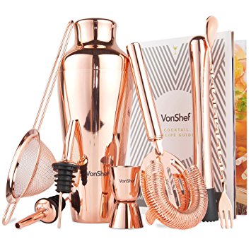 holiday gift guide premium copper cocktail tool set