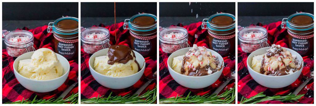 Espresso Hot Fudge Sauce is made in the slow cooker and it's the perfect holiday gift for all your friends and family this holiday season who have a strong love of coffee and chocolate! | Strawberry Blondie Kitchen