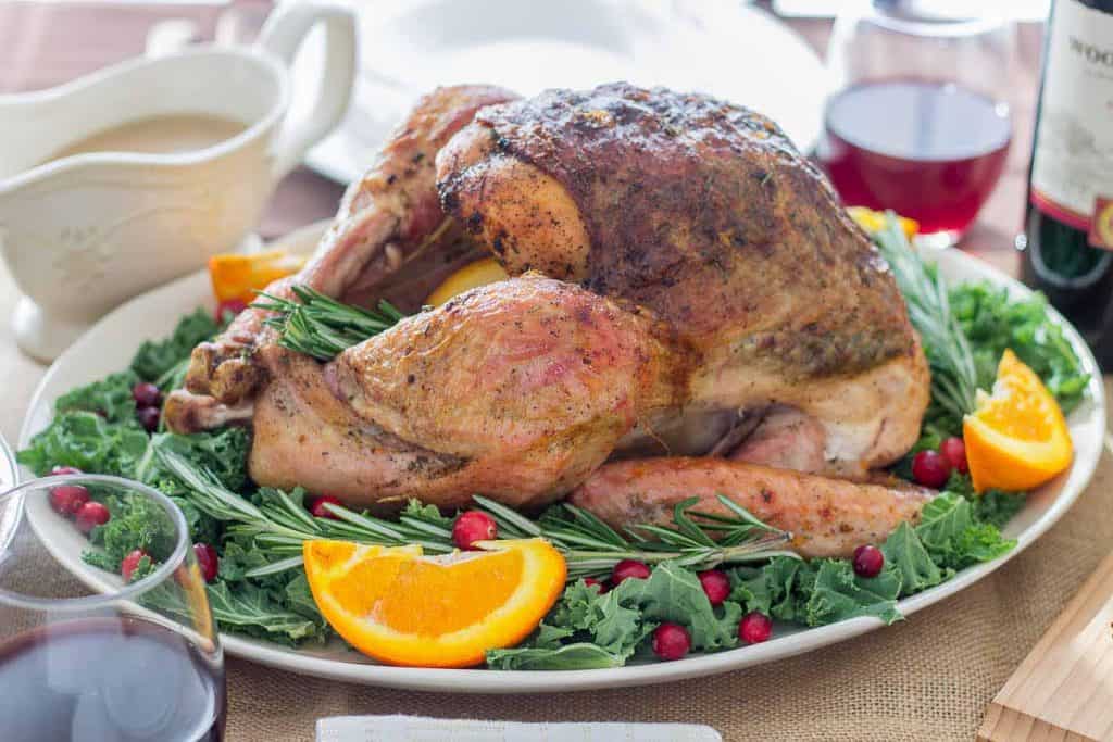 Thanksgiving doesn’t have to be intimidating.  With a few tips, tricks and this delicious Rosemary and Orange Roasted Turkey, I’ve got your back this Turkey day! | Strawberry Blondie Kitchen