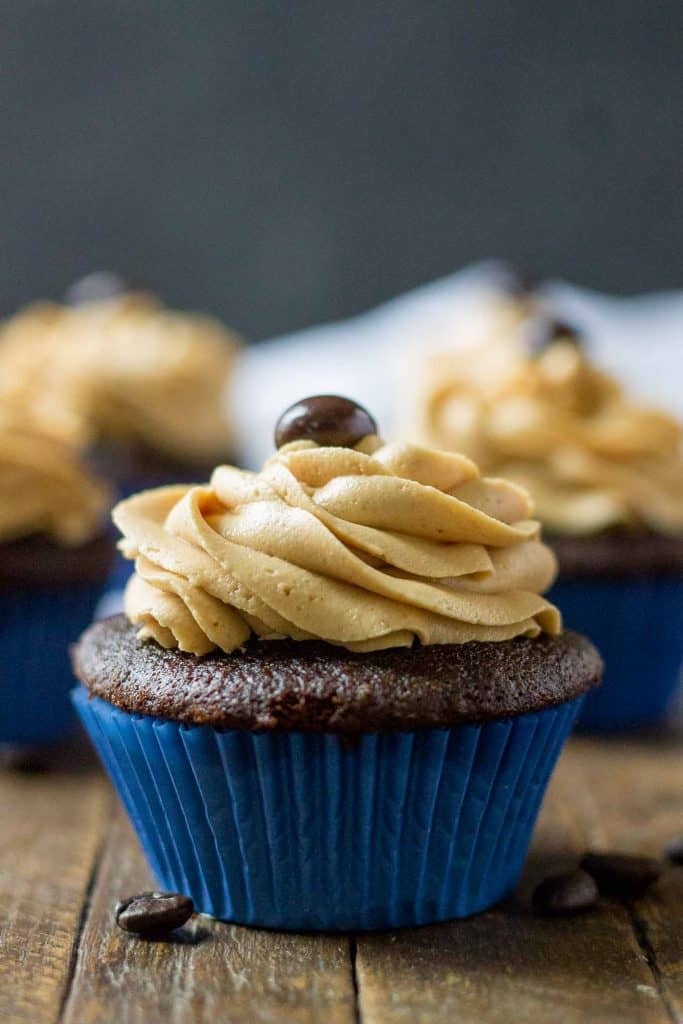 Peanut Butter Mocha Cupcakes