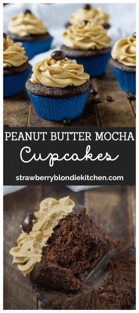 Peanut Butter Mocha Cupcakes