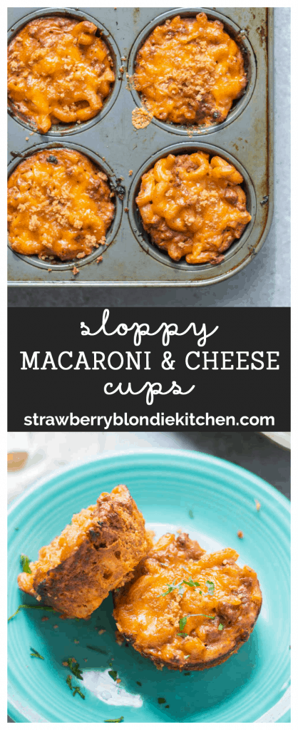 Sloppy Macaroni and Cheese Cups