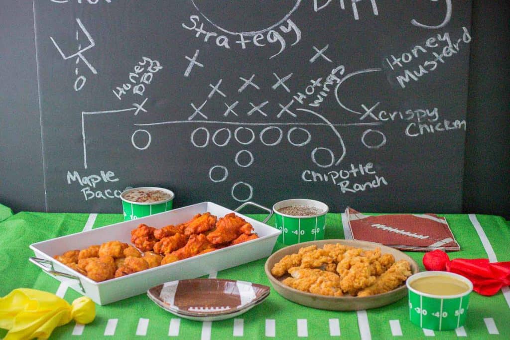 Homegating with Tyson® Any’tizers® and Tyson® Crispy Chicken Strips