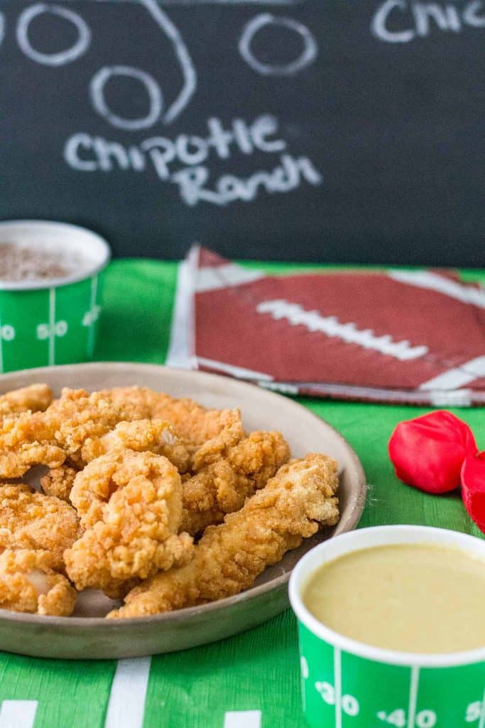 Homegating with Tyson® Any’tizers® and Tyson® Crispy Chicken Strips