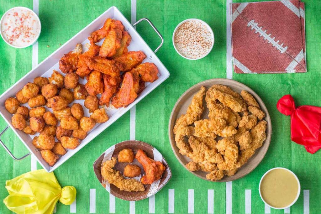 Homegating with Tyson® Any’tizers® and Tyson® Crispy Chicken Strips