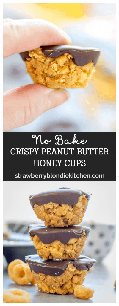 No bake Crispy Peanut Butter Honey Cups
