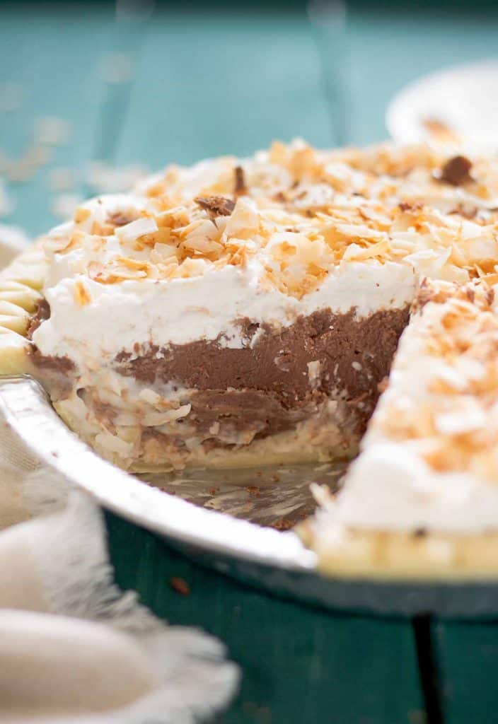 Chocolate Coconut Cream Pie