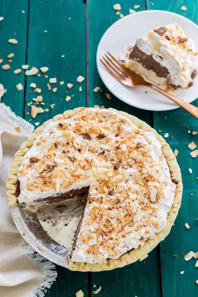 Chocolate Coconut Cream Pie