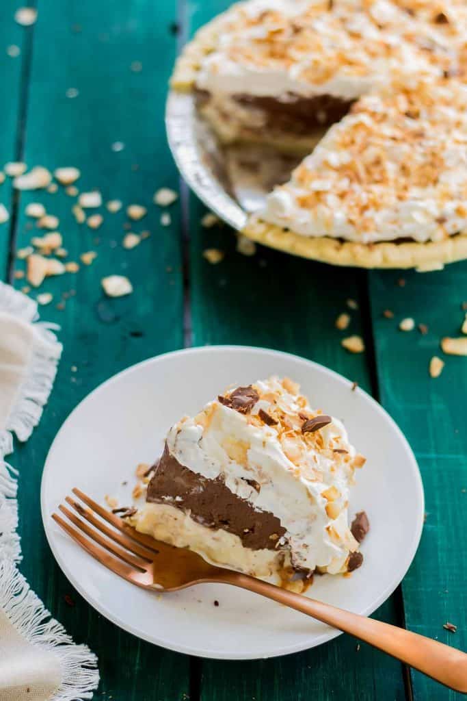 Chocolate Coconut Cream Pie