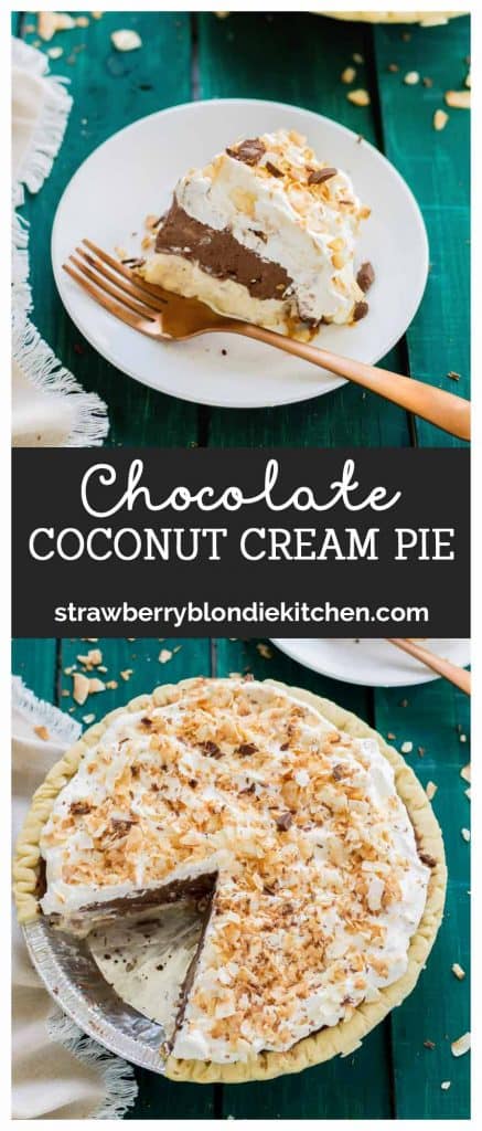 Chocolate Coconut Cream Pie