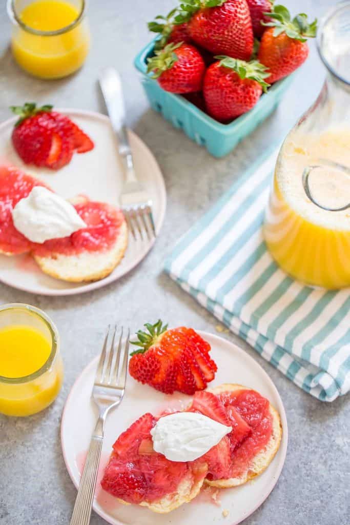 Strawberry Rhubarb Shortcake