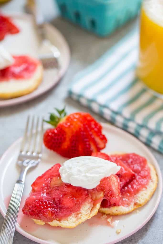 Strawberry Rhubarb Shortcake