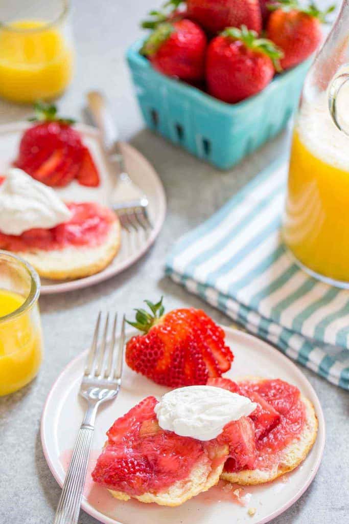 Strawberry Rhubarb Shortcake