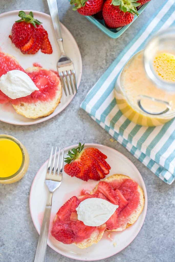 Strawberry Rhubarb Shortcake