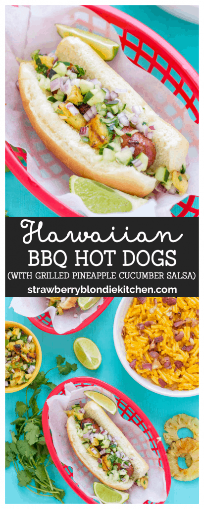 Hawaiian BBQ Hot Dogs