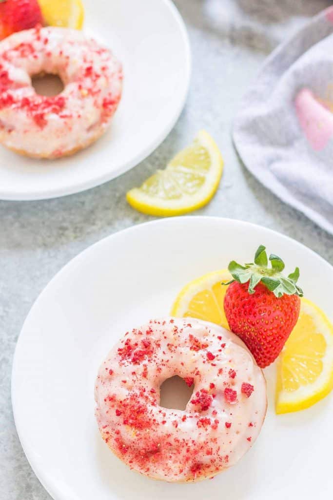 Strawberry Lemonade Donut