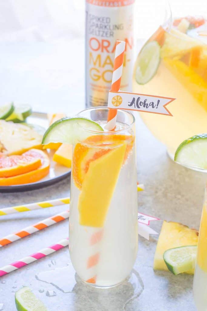 Tropical Orange Mango Sangria