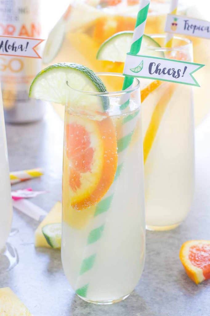 Tropical Orange Mango Sangria