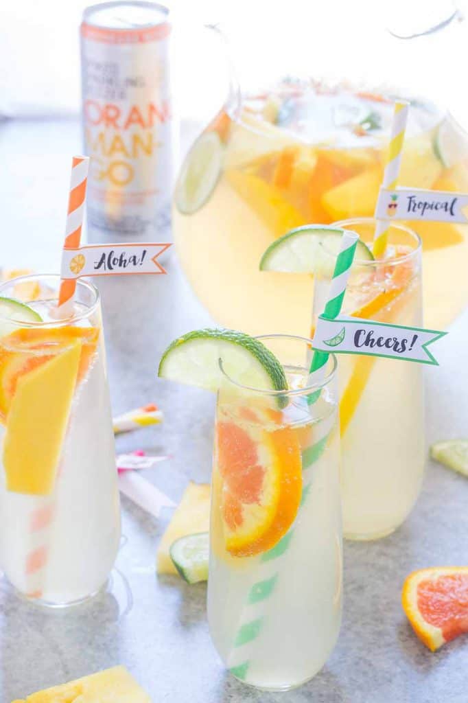 Tropical Orange Mango Sangria