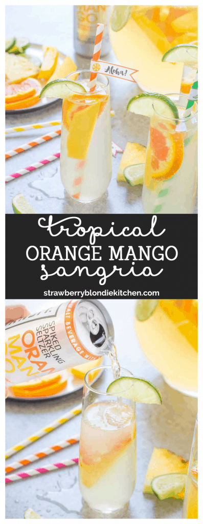 Tropical Orange Mango Sangria